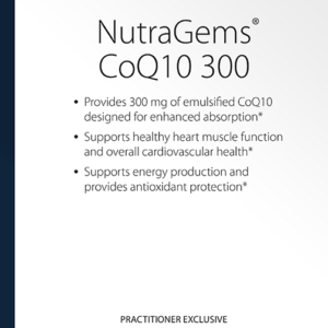 NutraGems CoQ 10 300 (30 Chewable Gels)