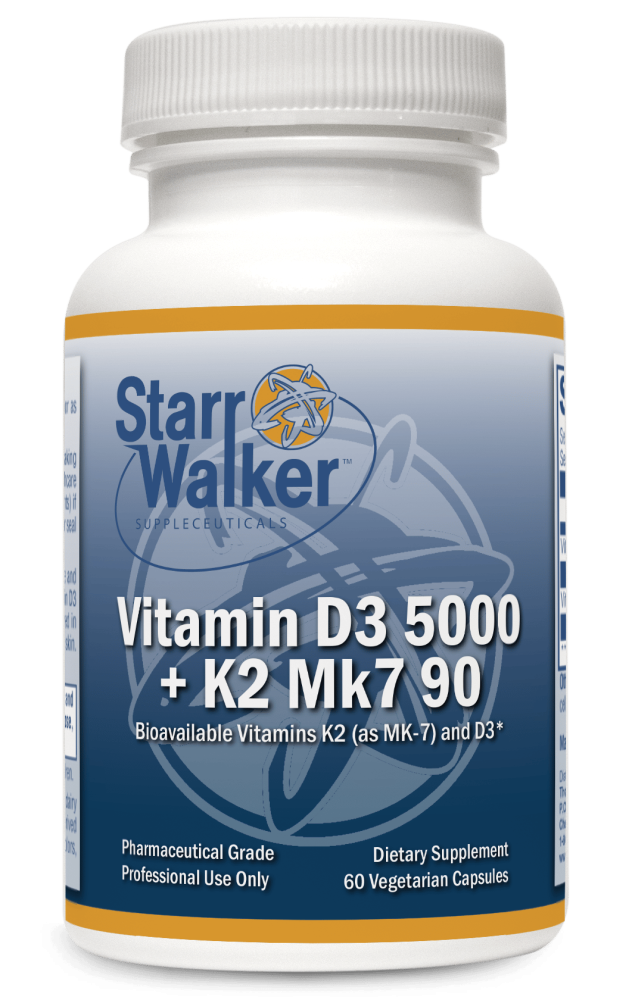 Vitamin D3 5000 + K2 Mk7 90 (60 caps)