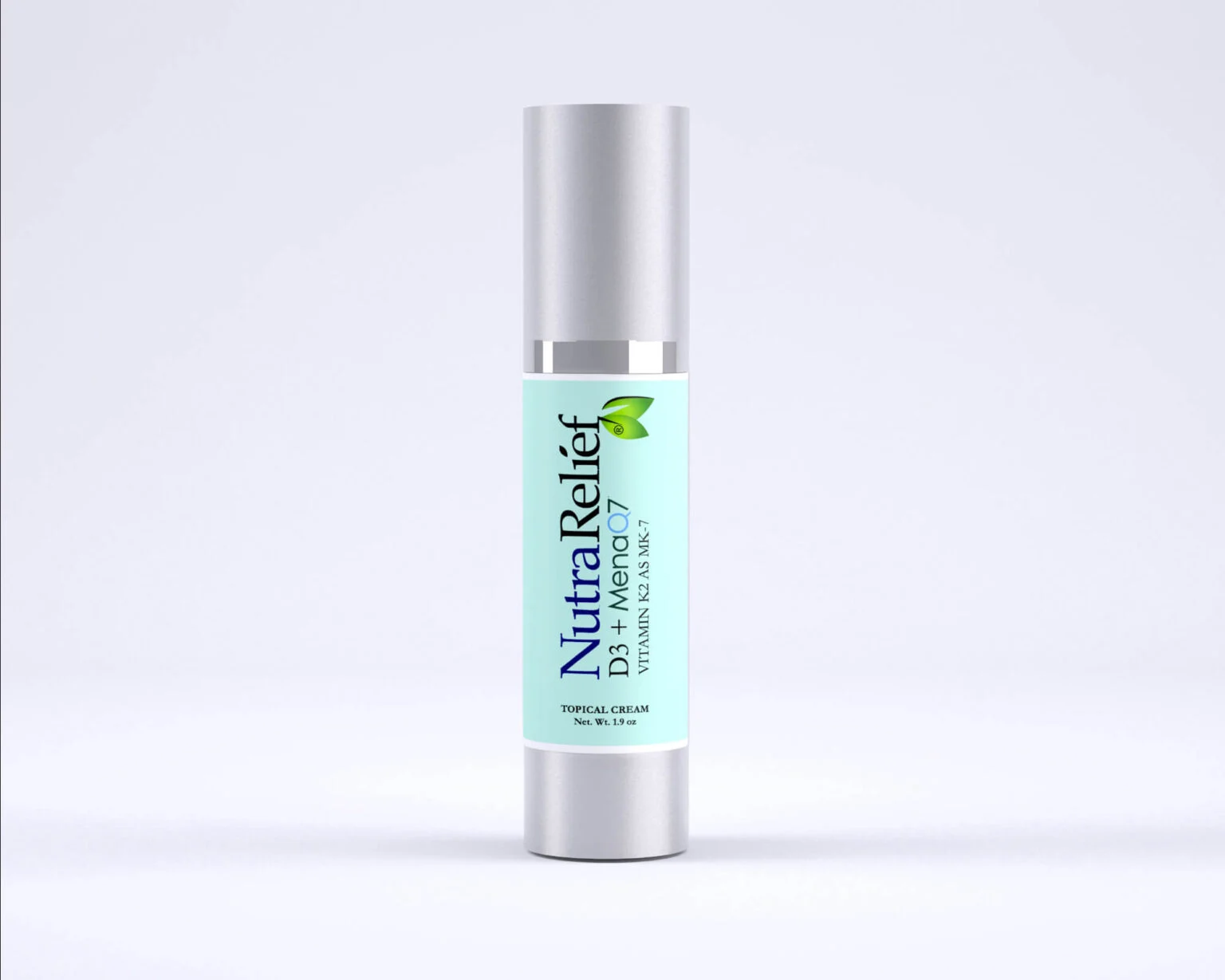 D3 VITAMIN + MENAQ7 (NATURAL K2 AS MK-7) Topical Cream (1.9 oz. )
